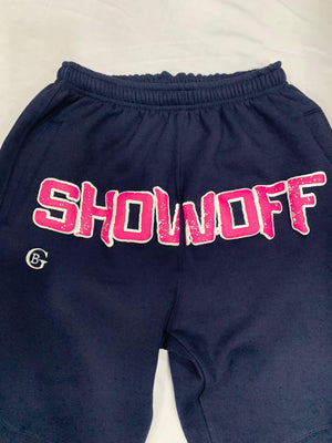 ALL OUT SHOWOFF NAVY HOODIE & JOGGER SET